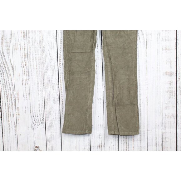 LL Bean BeanFlex Five Pocket Corduroy Pants Mid Rise Straight Leg 6 Reg - Picture 3 of 12